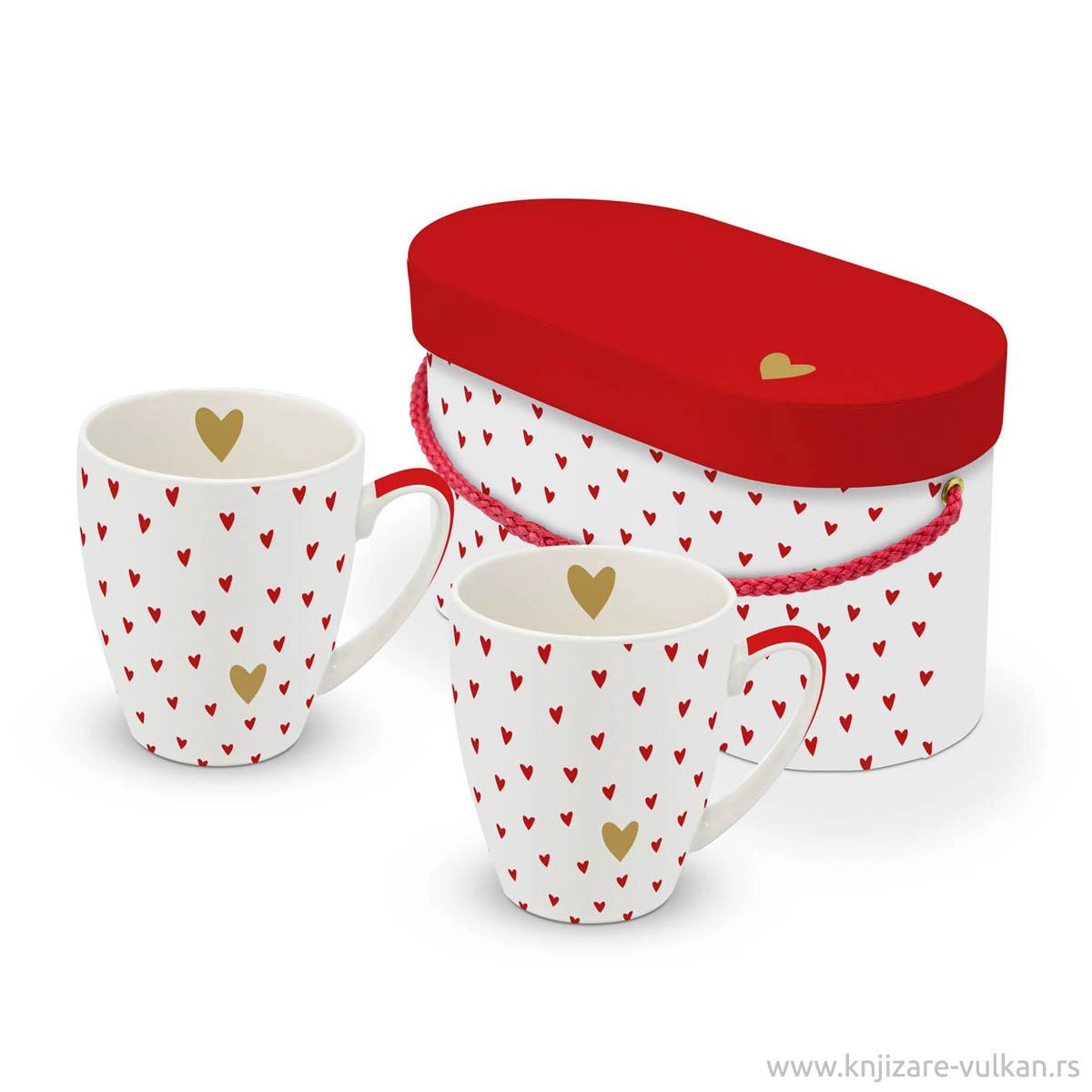 ŠOLJE SET GB PPD LITTLE HEARTS REAL GOLD 603602