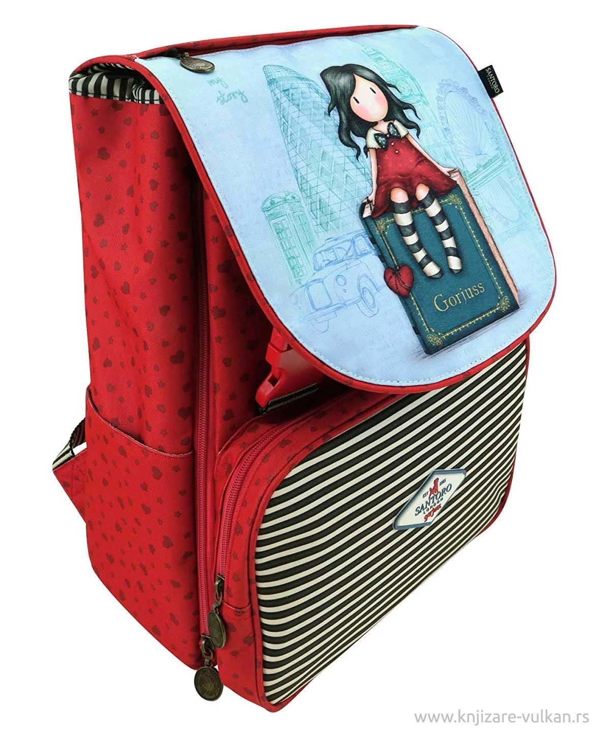 797GJ02 GORJUSS CITYSCAPE PADDED RUCKSACK MY STORY