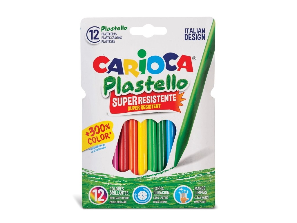 VOŠTANE BOJE PLASTIČNE CARIOCA 42711 12/1