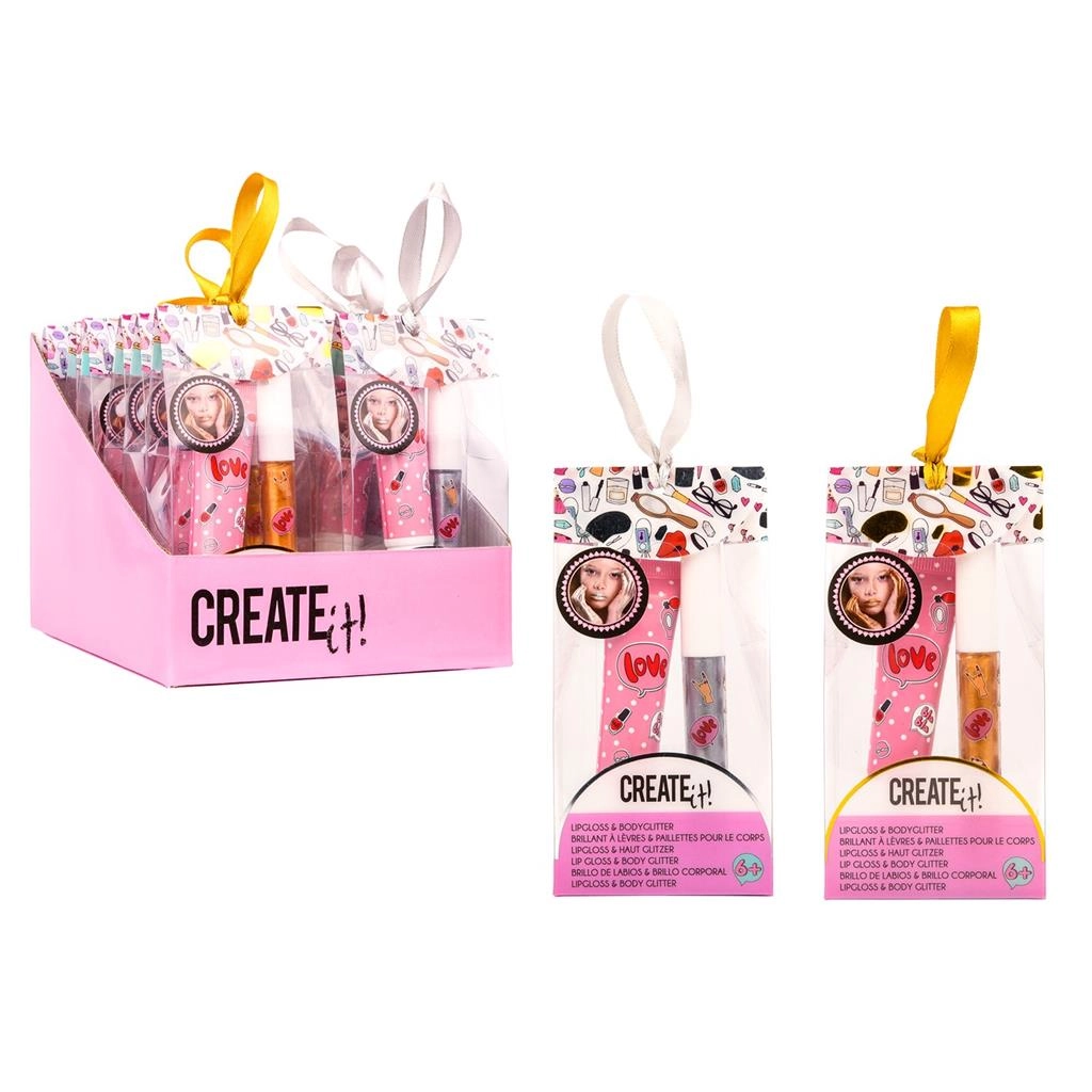 KREATIVNI SET ZA DJECU SJAJ ZA USTA I ŠLJOKICE 84142