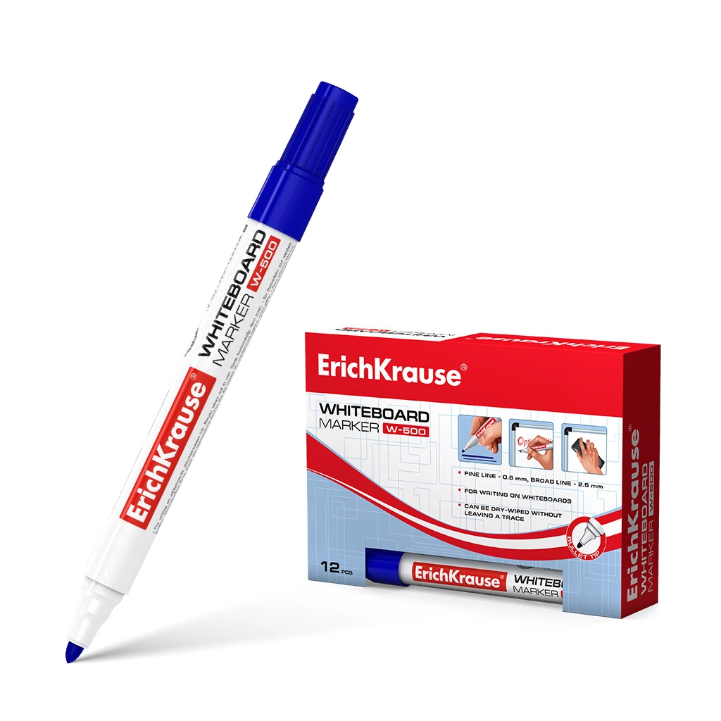 MARKER ZA BIJELU TABLU ERICHKRAUSE PLAVI W-500 12846 1/12