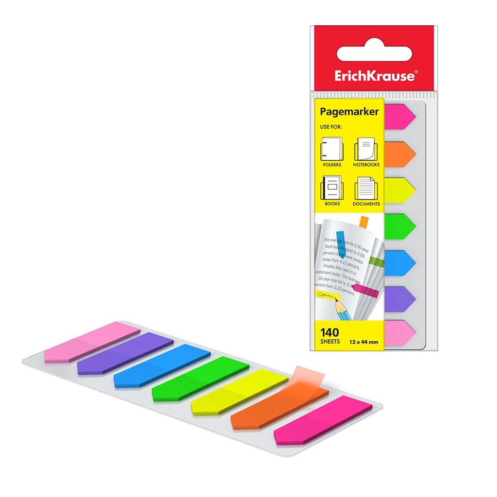 OZNAČIVAČ STRANICA 12X44 140L 7 BOJA ERICHKRAUSE NEON ARROWS 1/10