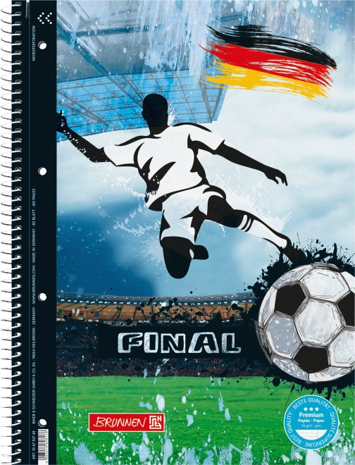 SVESKA SPIRALA A4 DIKTO FOOTBALL 106792748