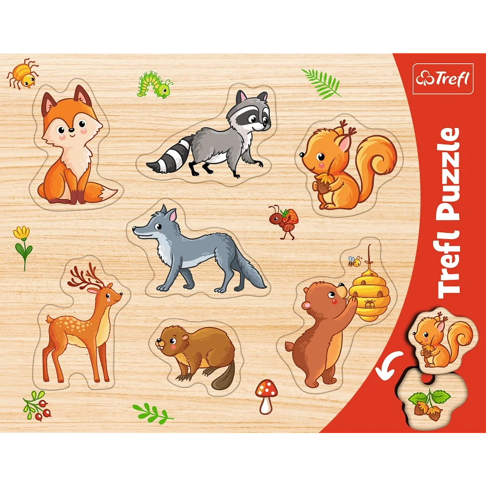 PUZZLE FRAME SHAPED TREFL FOREST 31307