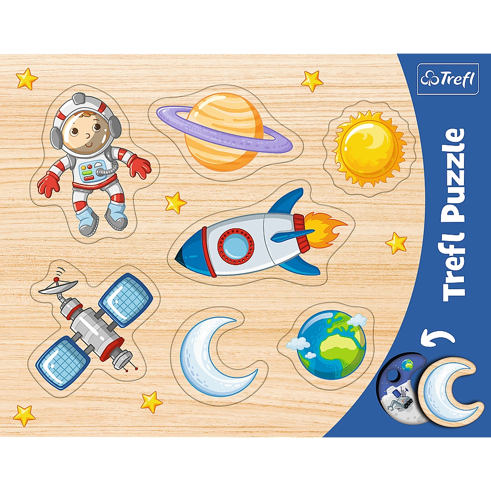 PUZZLE FRAME SHAPED TREFL SPACE 31310