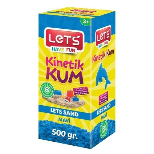 KINETIČKI PIJESAK 500G LETS PLAVI L-10179 (24)