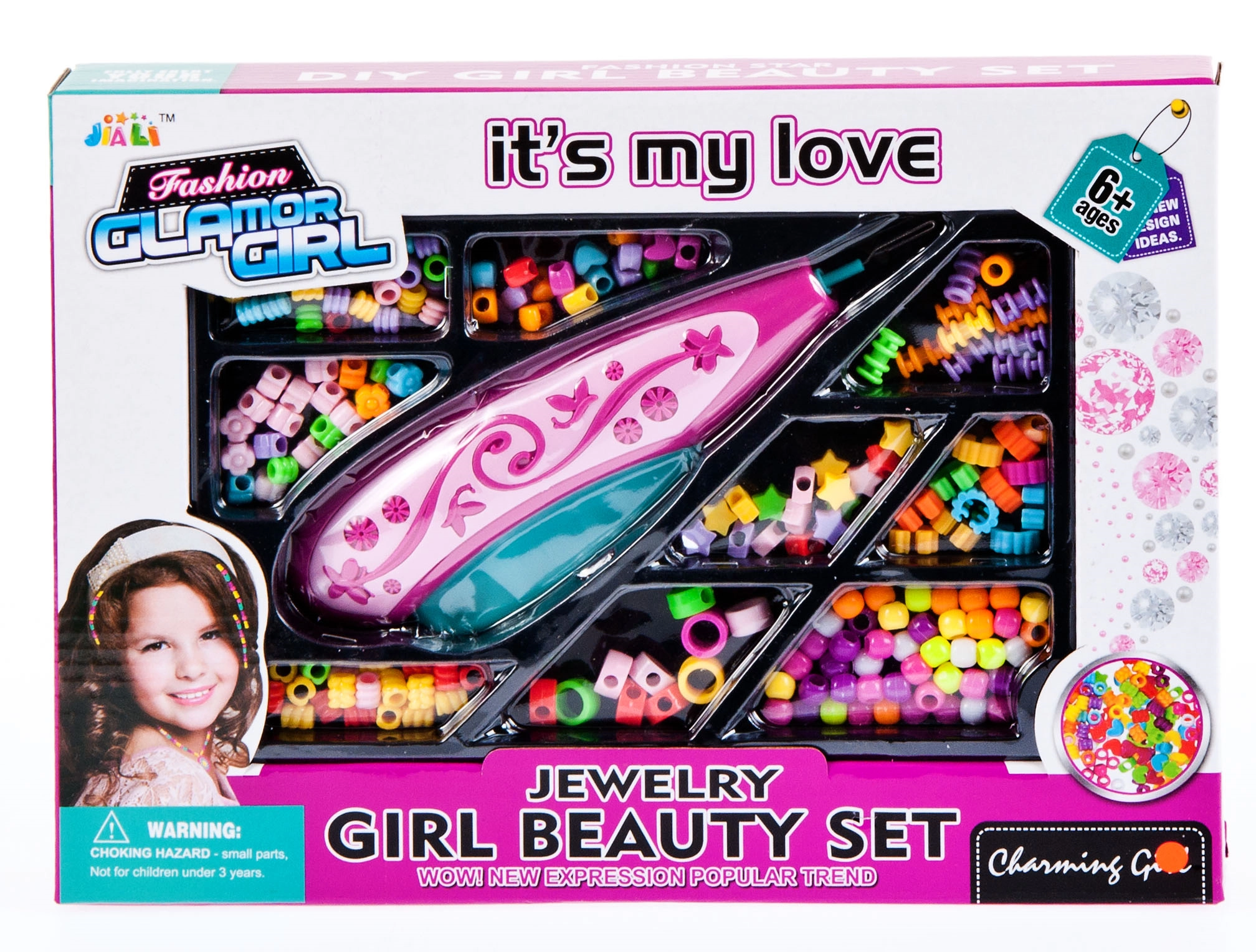 IGRAČKA SET ZA KOSU PERLICE EURO-TRADE 454523