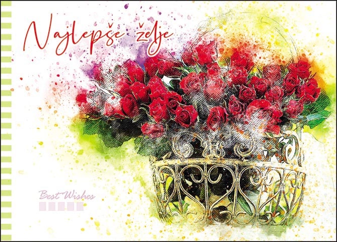 ČESTITKA NAJLJEPŠE ŽELJE SHOCK 3-BW 477