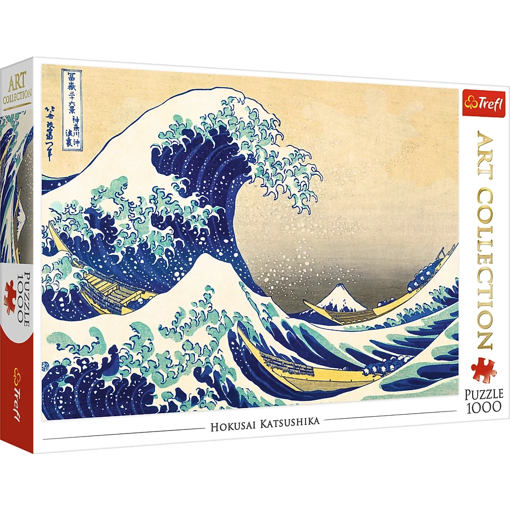 PUZZLE 1000 TREFL THE GREAT WAVE OF KANAGAWA 10521
