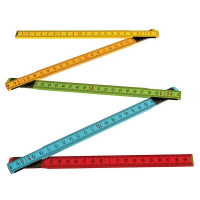 METAR REX WOODEN FOLDING RULER 28022