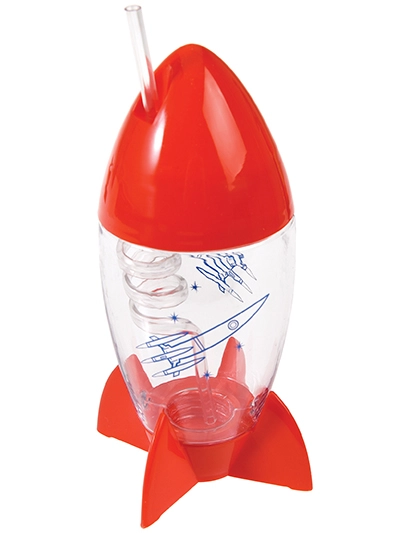 ČAŠA SA SLAMČICOM REX SPACE AGE ROCKET 28567