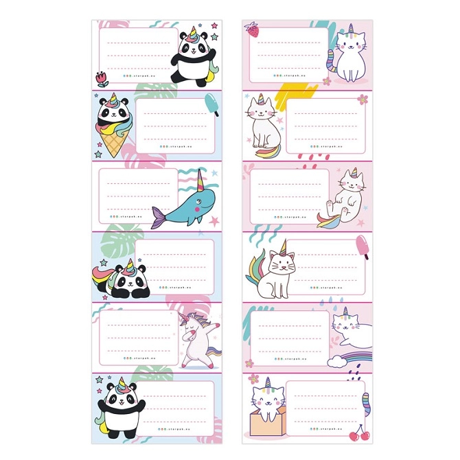 NALJEPNICE ZA SVESKE EURO-TRADE 451650