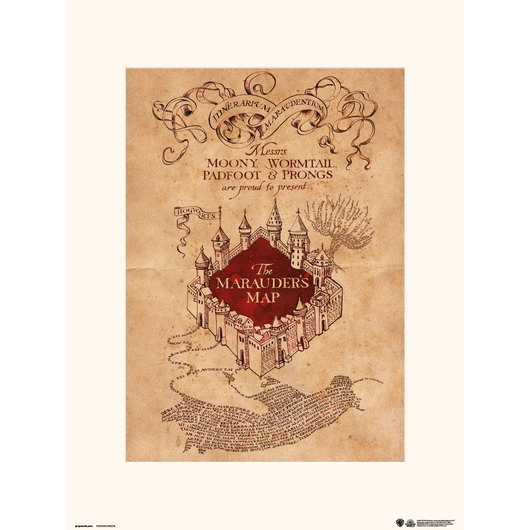 POSTER ERIK HP THE MARAUDERS MAP P30X40CM0216