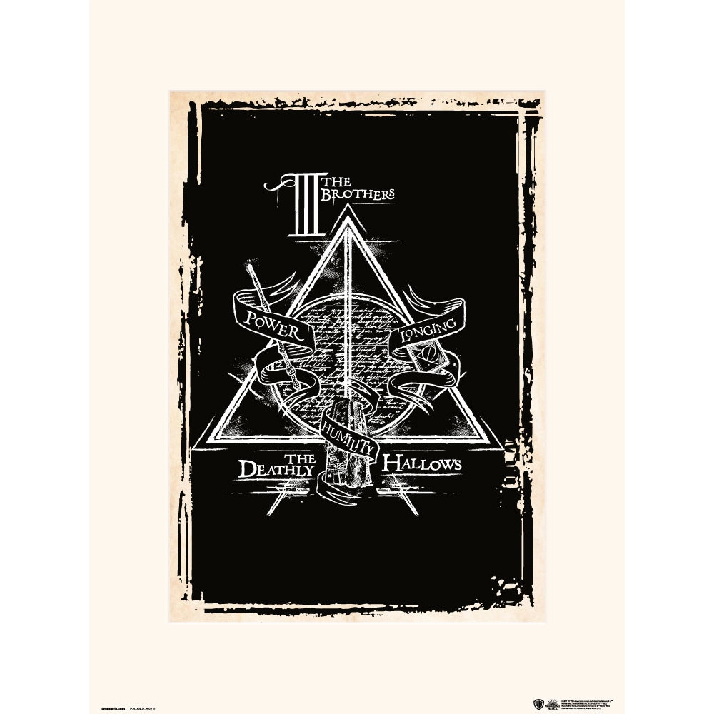POSTER ERIK HP DEATHLY HALLOWS SYMBOL P30X40CM0212