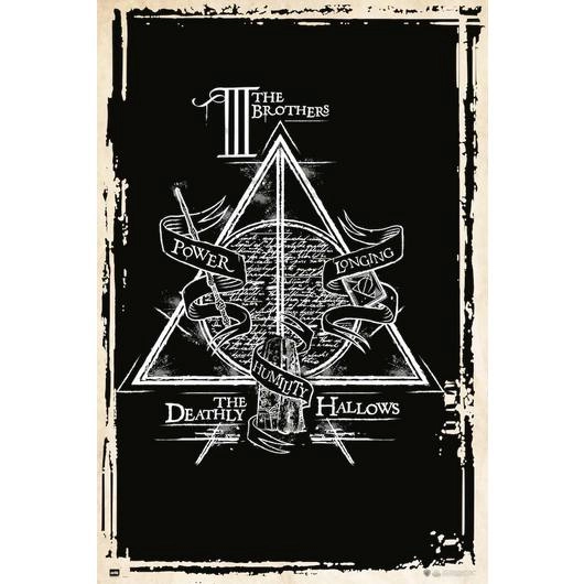 POSTER ERIK HP DEATHLY HALLOWS SYMBOL GPE5320