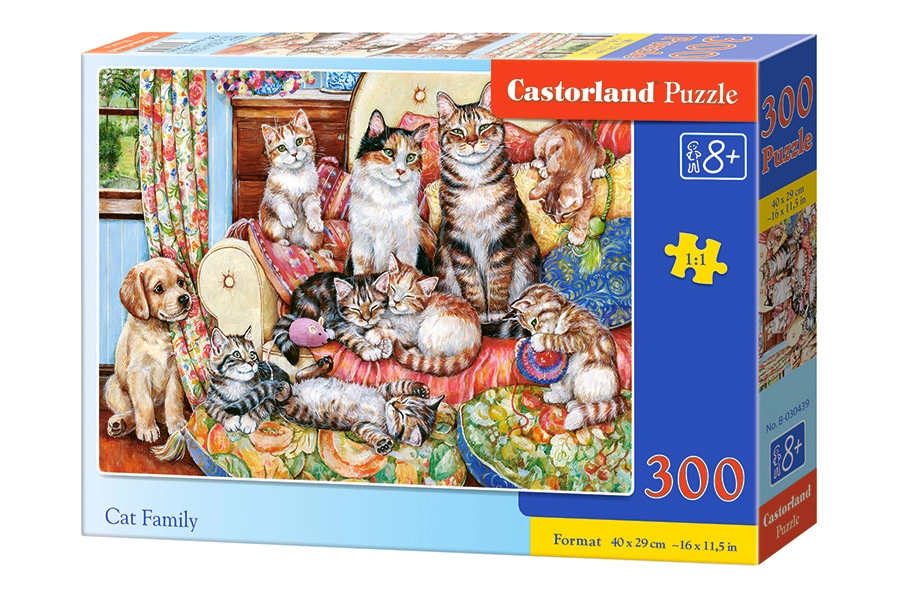 PUZZLE 300 CASTOR CAT FAMILY B-030439