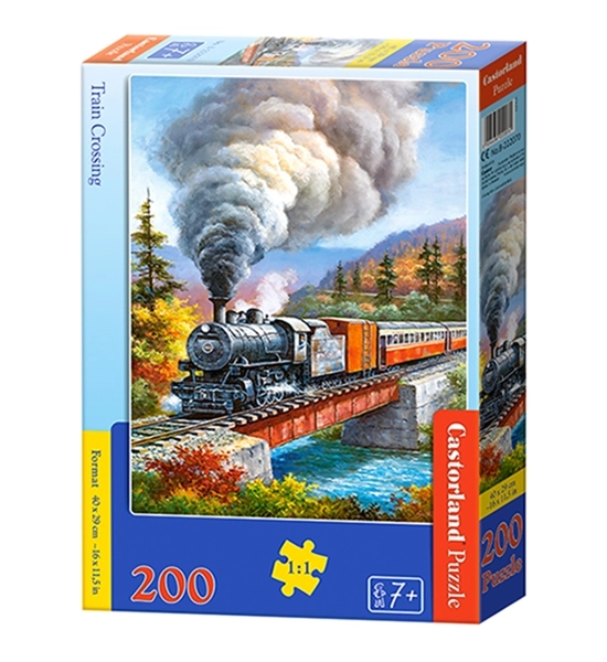 PUZZLE 200 CASTOR TRAIN CROSSING B-222070