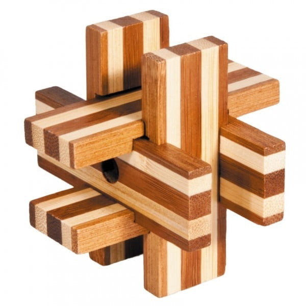 IQ-TEST FRIDOLIN BAMBOO PUZZLE MAGIC BLOCKS 17169