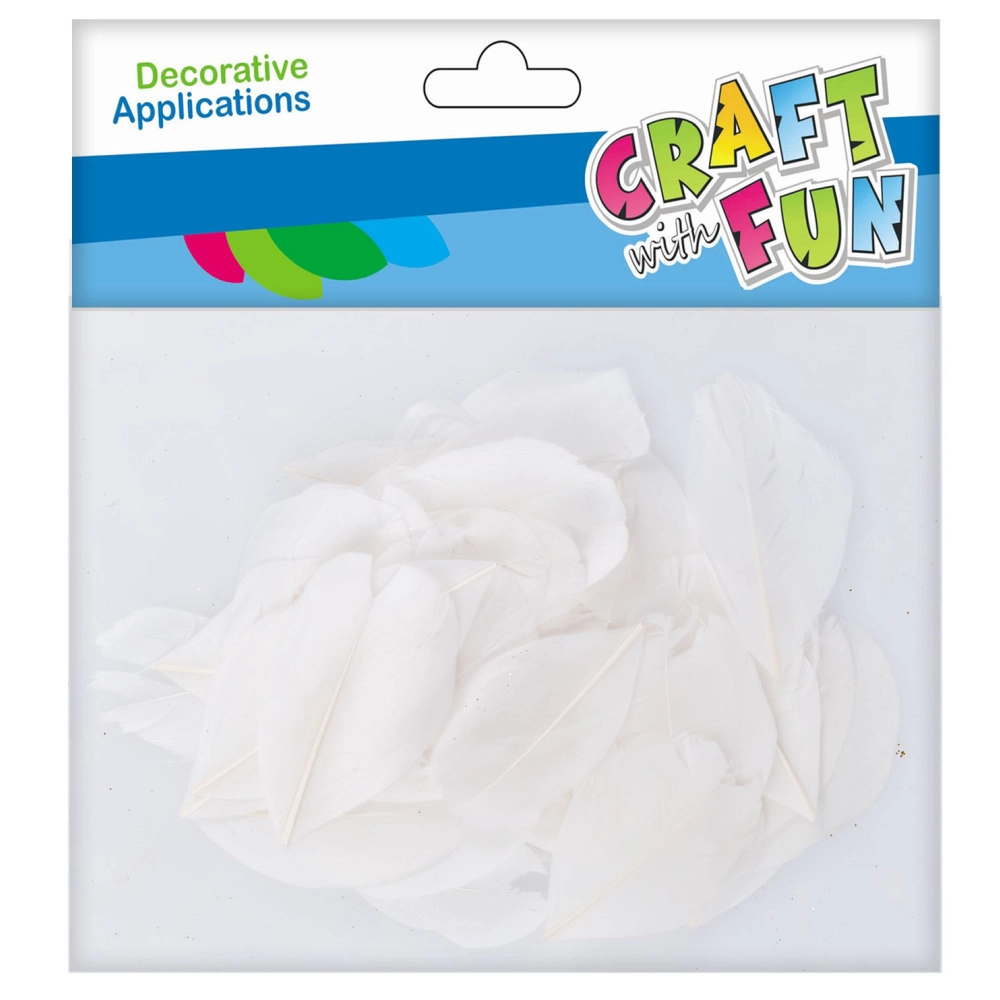 PERJE DEKORATIVNO BIJELO EURO-TRADE 463630