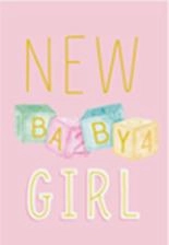 ČESTITKA ZA ROĐENJE LEGAMI EW BABY GIRL BG0790