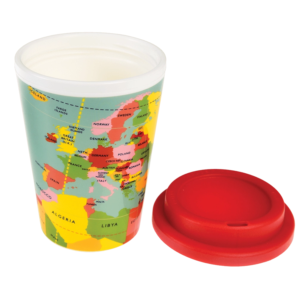 ŠOLJA ZA PUT REX WORLD MAP 28177