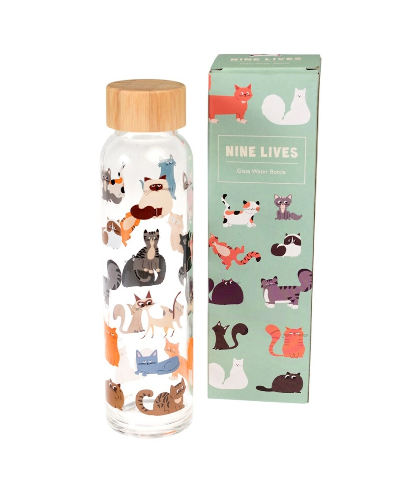 FLAŠA STAKLENA 420ML REX NINE LIVES 29132