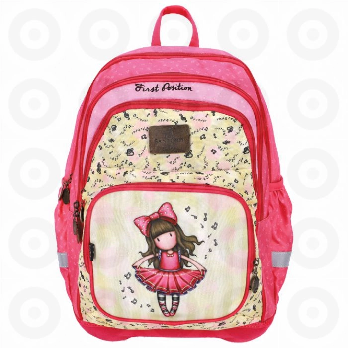 ŠKOLSKA TORBA GORJUSS MANAL GLITTER SHINY FIRST POSITION 22GJS906-FP