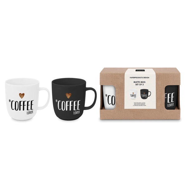 ŠOLJE ZA KAFU SET PPD COFFEE LOVER X2 MATTE 162502136