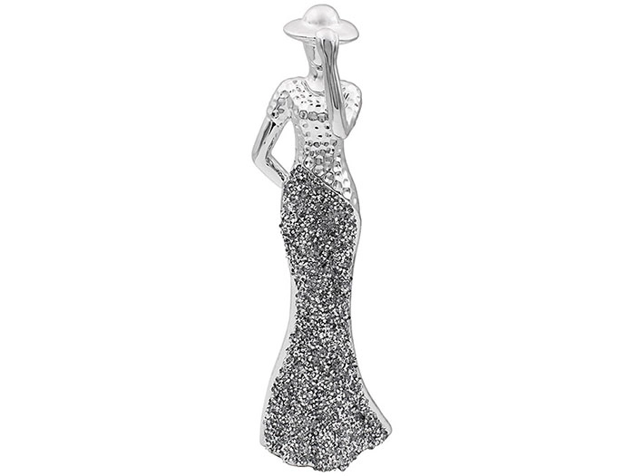 UKRASNA FIGURA LESSER SILVER SPARKLE LADY LP48121A