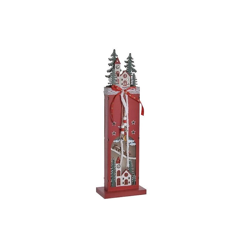 DECORATIVNO SVIJETLO ITEM LED WOOD 11X6X38 HOME RED