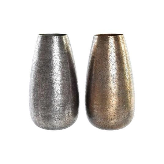 VAZA ITEM ALUMINIUM 16X16X31 RUSTIC WORN OUT 2 MOD.