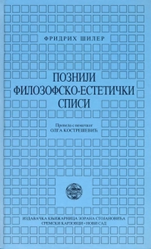 POZNIJI FILOZOFSKO-ESTETIČKI SPISI