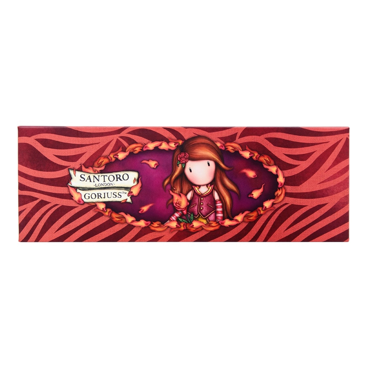 472GJ11 GORJUSS - PENCIL BOX - FIRE IN MY HEART