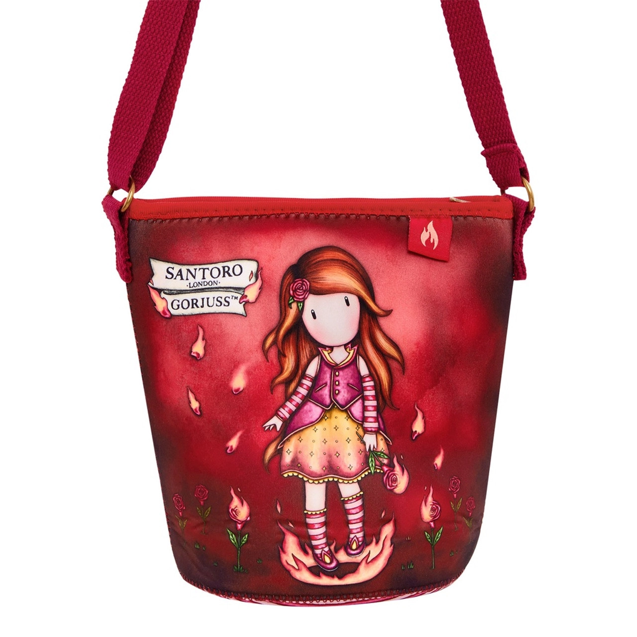 885GJ12 GORJUSS - NEOPRENE BAG - FIRE IN MY HEART