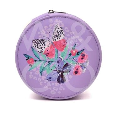 KUTIJA ZA NAKIT WIDDOP FRIDA LEATHERETTE ROUND BUTTERFLY SP3143