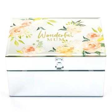 KUTIJA ZA NAKIT WIDDOP PEACHES & CREAM LARGE GLASS MUM SP3074M
