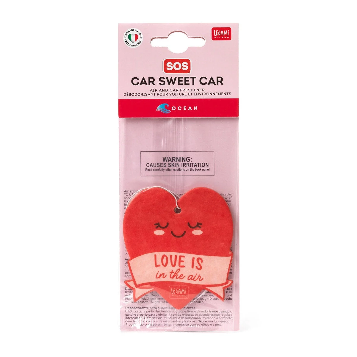 OSVJEŽIVAČ ZA AUTO LEGAMI AIR AND CAR FRESHENER HEART CARKIT19
