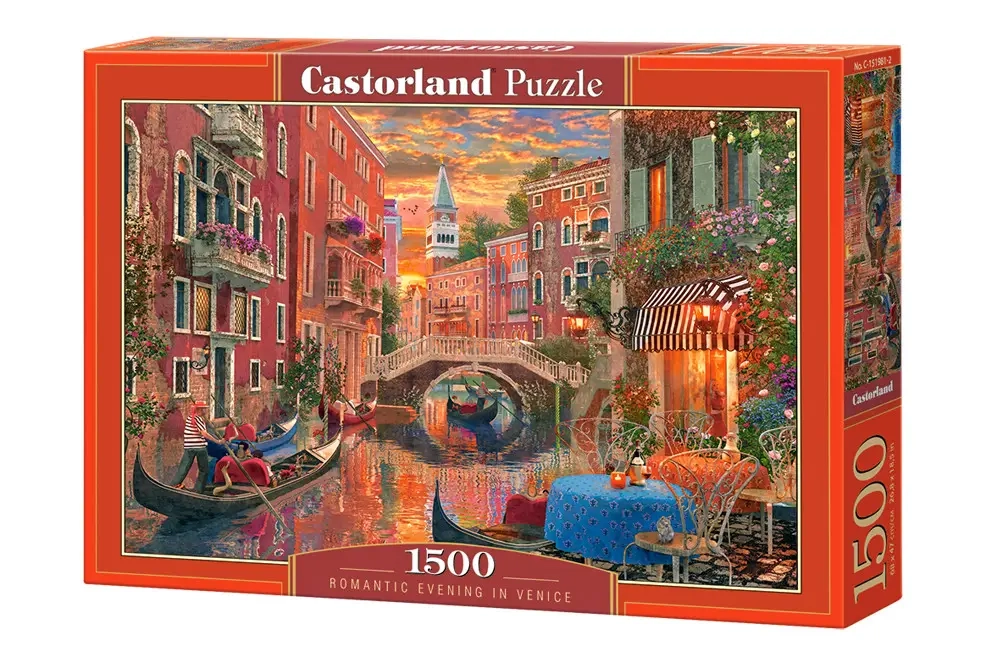 PUZZLE 1500 CASTOR ROMANTIC EVENING IN VENICE C-151981-2