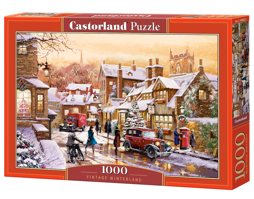 PUZZLE 1000 CASTOR VINTAGE WIINTERLAND C-104802-2