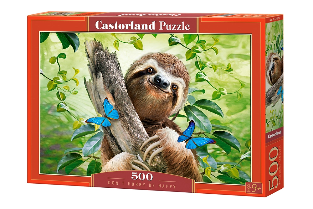 PUZZLE 500 CASTOR DONT HURRY BE HAPPY B-53223
