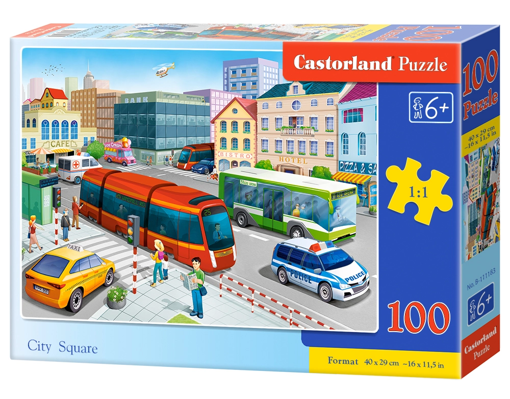 PUZZLE 100 CASTOR CITY SQUARE B-111183
