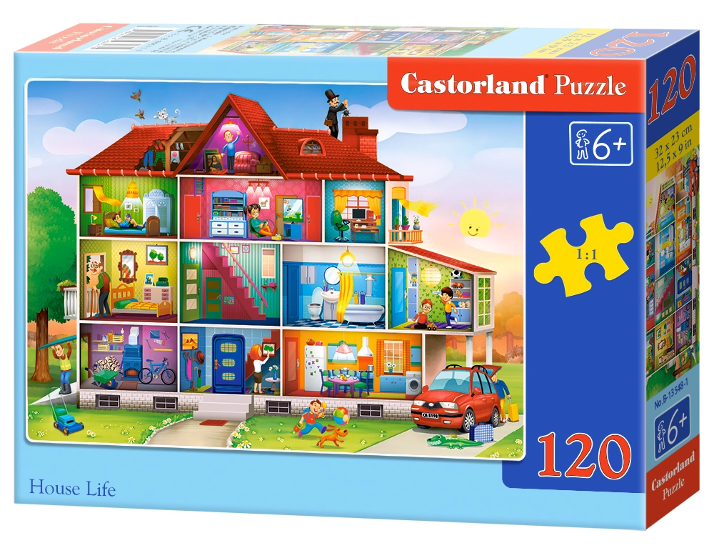 PUZZLE 120 CASTOR I HOUSE LIFE B-13548-1