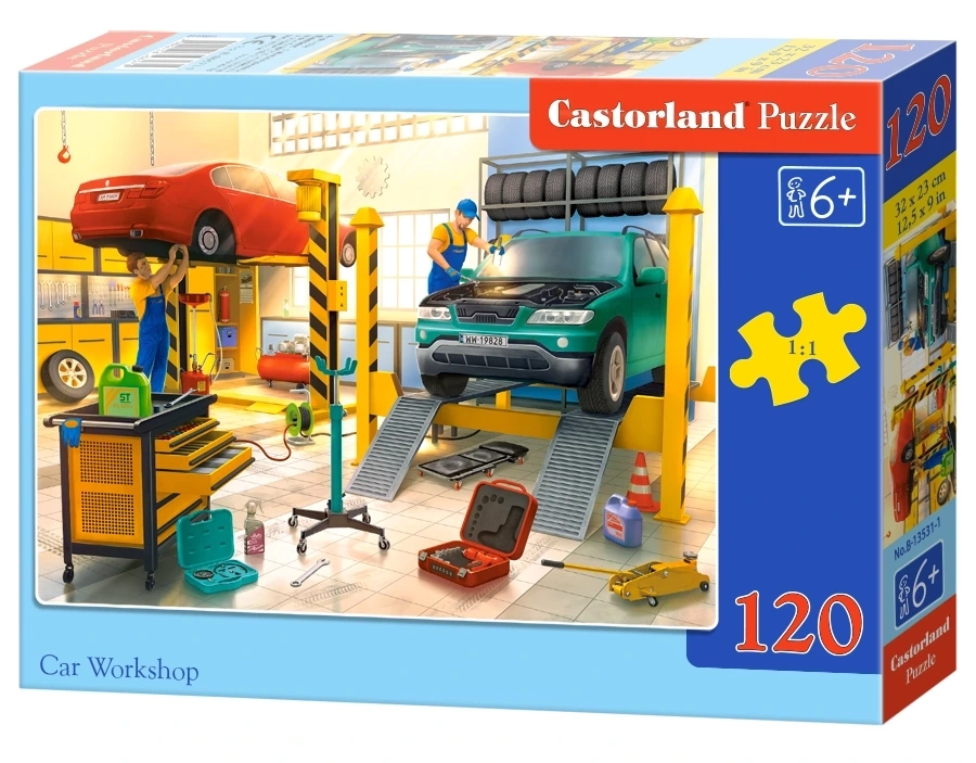 PUZZLE 120 CASTOR I CAR WORKSHOP B-13531-1