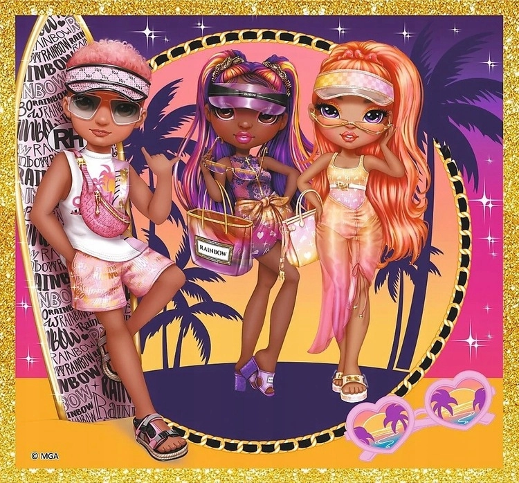 PUZZLE 10IN1 TREFL A COLLECTION OF FASHIONABLE DOLLS 96000