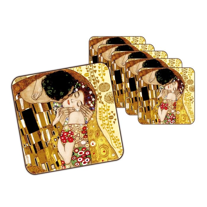 PODMETAČI ZA ČAŠE 1/6 HANPOL- G. KLIMT, KISS 532-1211