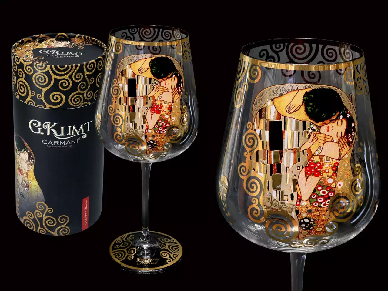 ČAŠA ZA VINO HANIPOL  G. KLIMT, KISS 841-3701