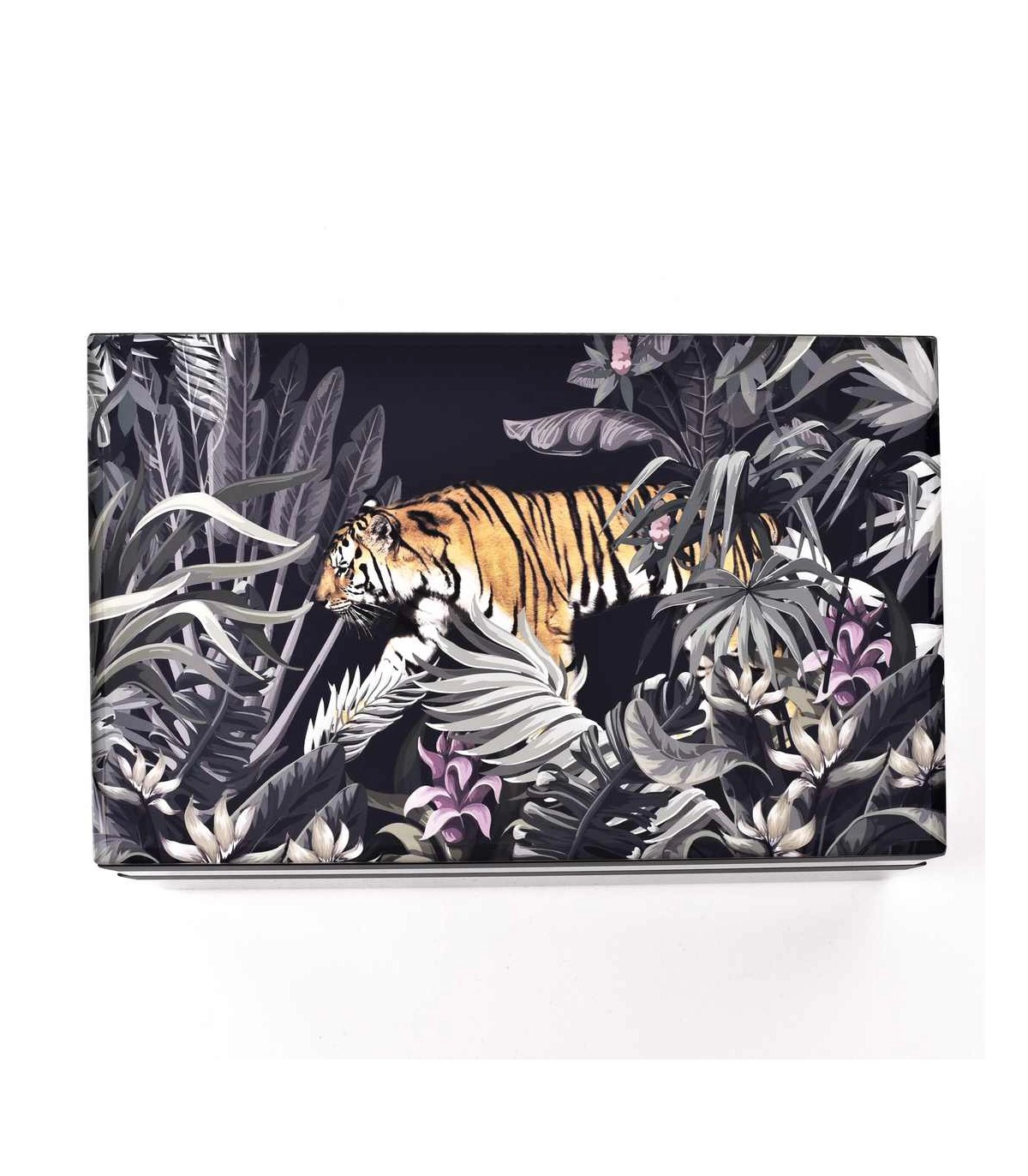 KUTIJA ZA NAKIT WIDDOP VINTAGE TIGER PRINT HE1721 21X13X8.5 CM