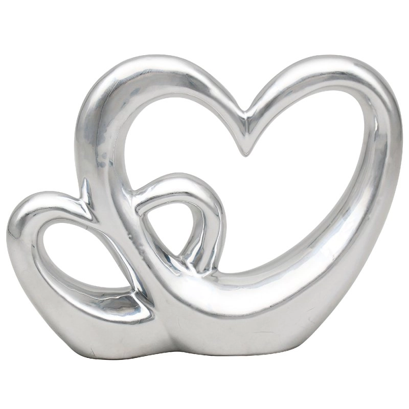 UKRASNA FIGURA LESSER SILVER TWIN HEART SMALL LP47793
