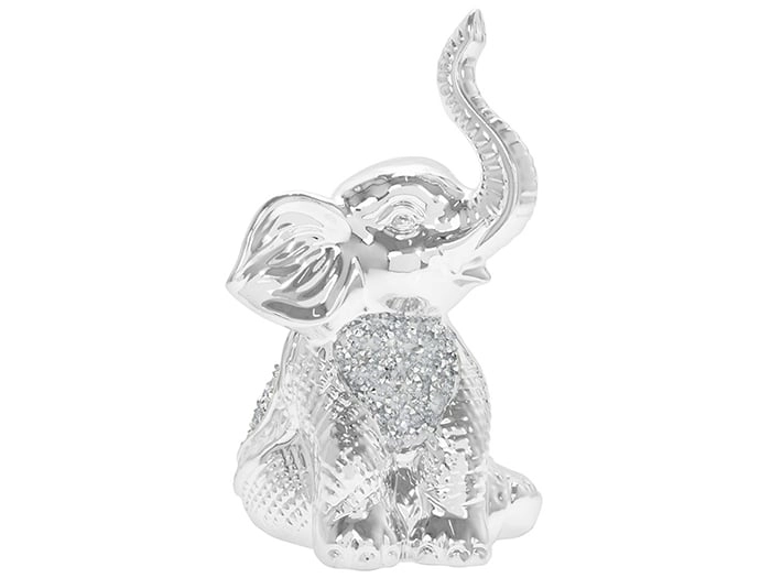UKRASNA FIGURA LESSER SILVER SPARKLE ELEPHANT LP47067