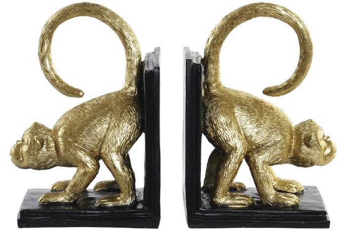 DRŽAČ ZA KNJIGE ITEM MONKEY GOLDEN FD- 186516